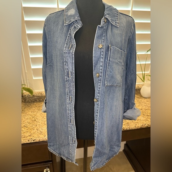 Kut from the Kloth “Grace” Denim Shirt, Size M - Picture 1 of 7